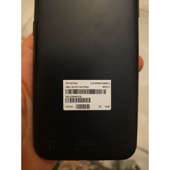 Samsung Galaxy A01 - 16GB - Smartphone - Cricket - Works Great - Picture 7 of 16